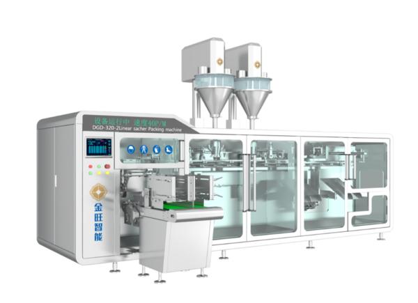 Buy cheap Agricultural Chemical DGD-320-2 Fully Automatic Horizontal Double-Feed Bagging Machine from wholesalers