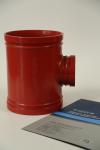 200 Degree Temperature Grooved Tee Fittings High Temperature / Connection