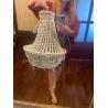 Buy cheap Vintage White Wood beaded chandelier for the kitchen foyer chandelier(WH-CI-149) from wholesalers