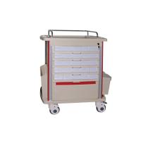 Buy cheap Double Sided Trays Medical TrolleysEquipment Cart With Aluminum Columns product