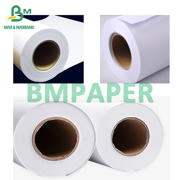 Buy cheap White CAD Plotter Paper Roll 2" Core 24 Inch Wide X 500ft Long 2 Rolls Per Boxes from wholesalers