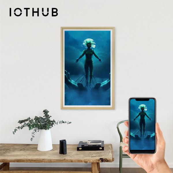 21.5 inch wifi digital photo frame digital picture crypto nft screen display