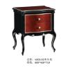 Buy cheap Luxury home furniture Leather Bedroom furniture set of King bed in Leather upholstered by high glossy painting furniture from wholesalers