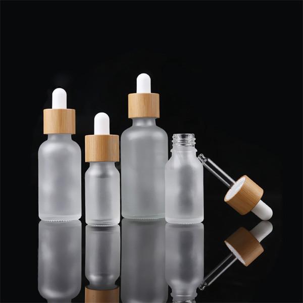 Buy cheap Durable Frosted Glass Dropper Bottles , Transprent Serum Glass Bottle from wholesalers