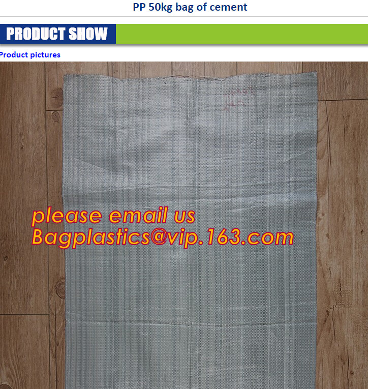 Wholesale 20kg 25kg Polypropylene Woven Sand Bags, plastic containers for cement, flour packaging PP Woven Bag 50kg