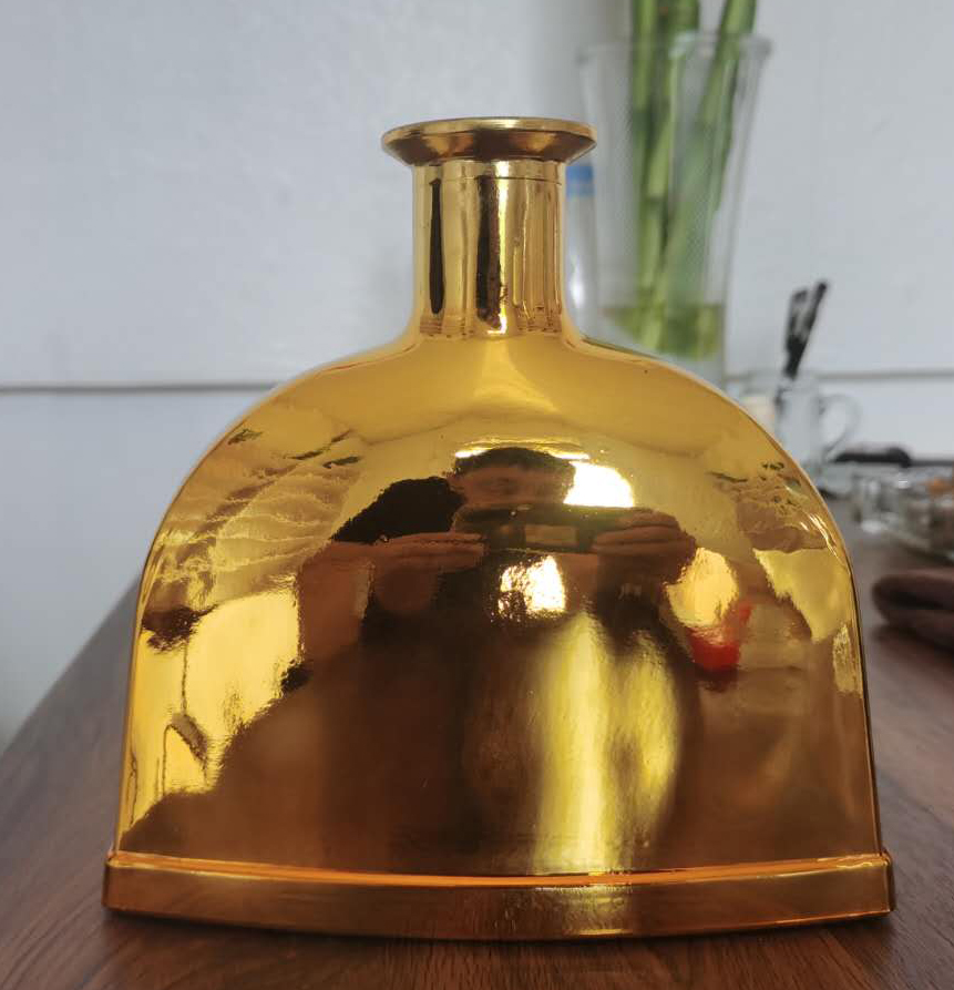 Produced 750ml Glass Brandy Bottle for Customized Logo Acceptable and Provided Freely