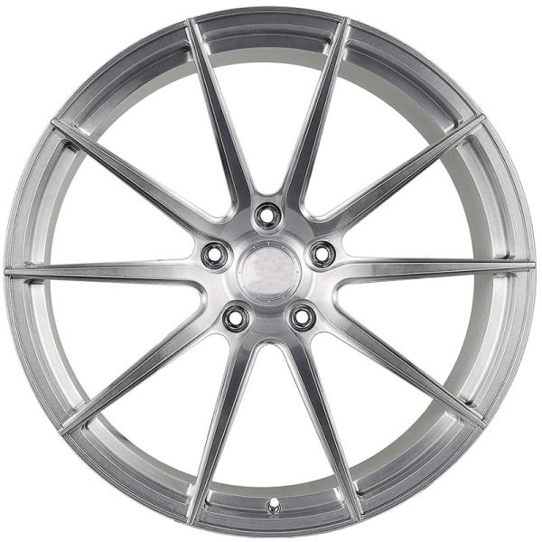 Buy cheap Brushed Silver Forged Aluminum Alloy Wheels For Racing from wholesalers