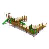 Buy cheap Customized Plastic Slide Outdoor Recreation Playground Equipment Preschool from wholesalers