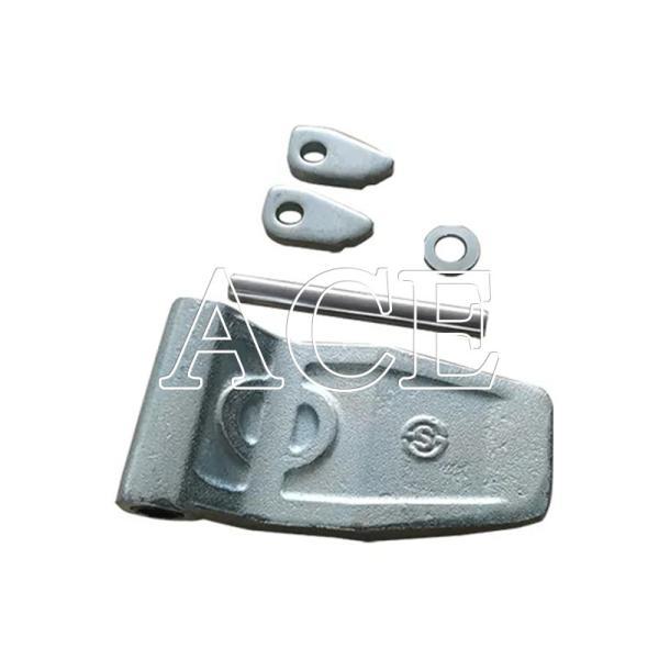 Galvanized Door Hinge Heavy Duty Forged Container Rear Door for Dry Steel Cargo