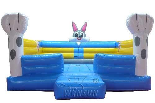 Buy cheap Children'S Inflatable Bounce House , 0.9mm PVC Blow Up Jump House from wholesalers