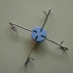 Patient 210cm Hospital Bed IV Pole Accessories Stainless Steel Infusion Stand
