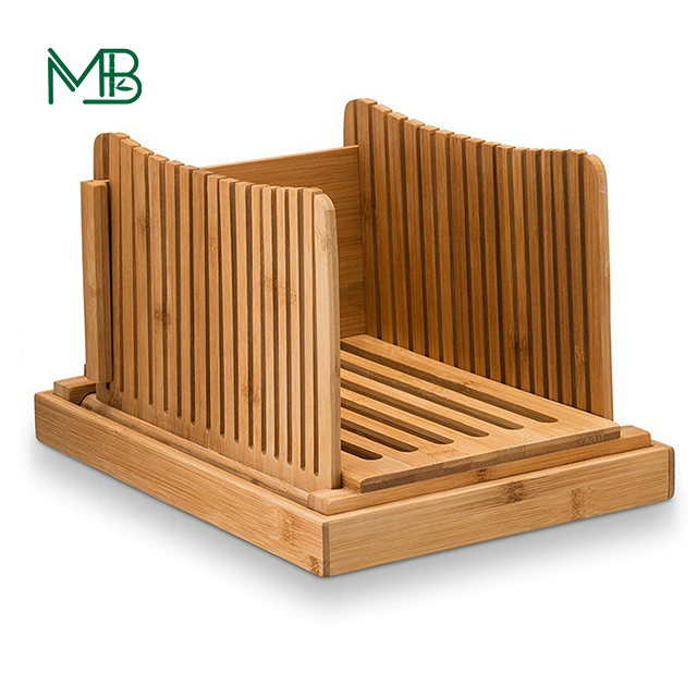 Supply Bamboo Bread Slicing Machine with Multifunctional Design 34cm x 24cm x 21cm