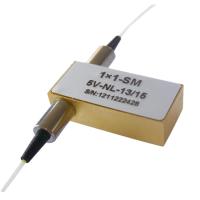 Buy cheap 1x1 Mechanical Fiber Optic Switch 850nm 1310nm For System Monitoring product