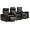 Buy cheap Movie Cinema Wood Leather Recliner Chairs from wholesalers
