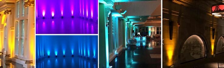 RGBWA Wireless LED Par Lights 6pcsx18W Battery Powered For Wedding Light Effect