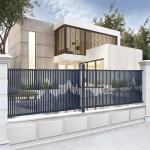 Horizontal Slat Contemporary Aluminum Railing Fence Aluminium Balustrade Systems