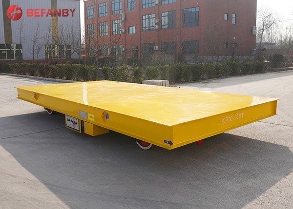 factory 150t pipe transfer battery electric trolley