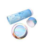 Buy cheap Hard Cardboard Flower Boxes , Custom Kraft Tube Round Paper Box With Lid product