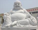 Buy cheap Chinese Buddha Large White  Stone Buddha Statue (YKBH-04) from wholesalers