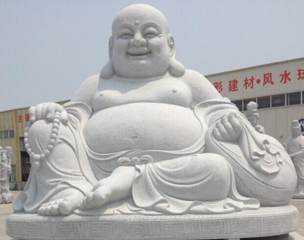 Buy cheap Chinese Buddha Large White Stone Buddha Statue (YKBH-04) from wholesalers