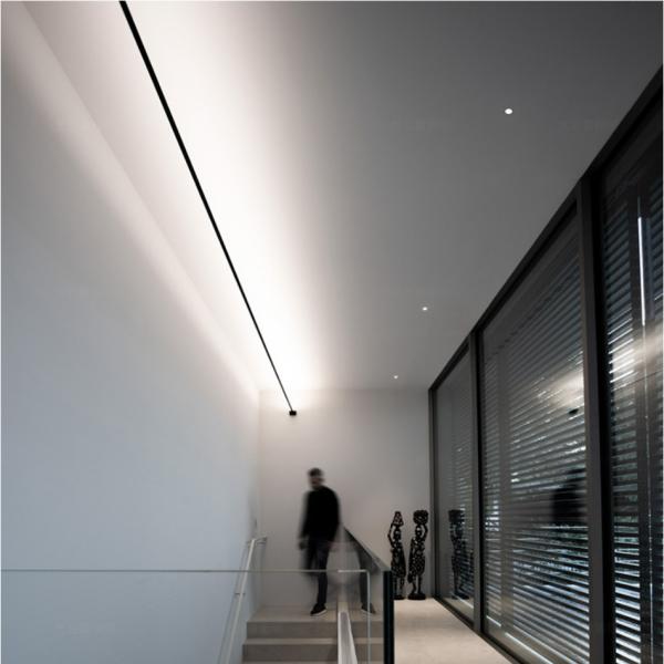 12W 24V No Spot Lighting Customized Skyline Linear Light Steel / Plastic /