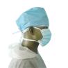 Buy cheap Doctor Tie On Disposable Bouffant Surgical Caps Size 64X15 cm Weight 25GSM from wholesalers