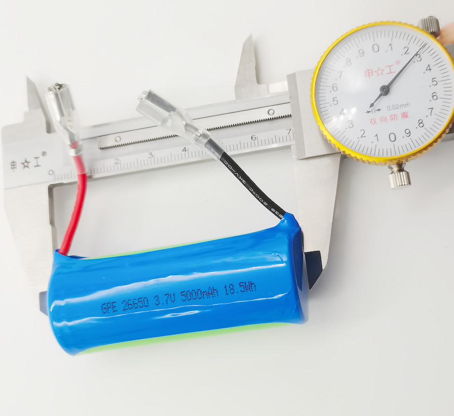 Rechargeable Lithium ion Battery pack 26650 5000mAh Battery Cell 3.7v Cylindrical Battery