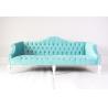 Buy cheap Elegant tufted long back sofa armresrt sofa with nails event sofa furniture upholstery velvet sofa from wholesalers