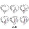 Buy cheap 7gram 0.1in Personalized Photo Pendant Necklace Engraved Love Heart Necklace SGS from wholesalers