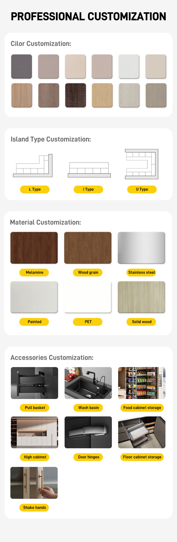 Luxury Island Solid Surface Plywood Storage Kitchen Unit Set With Modern Corner Cabinet Wall Kitchen Cabinet
