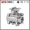 Buy cheap Straight Through Type Xtv Butt Welded 3PC Ball Valve ISO Mounting Pad Without Handle from wholesalers