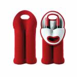Buy cheap Customized Size Portable 1/2 Bottles Beer Cooling Holder Carrier Neoprene Wine Bottle Freezer Bag Cooler Wine-bottle Bag from wholesalers