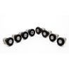 Buy cheap 23 / 25 / 27mm Diameter Shower Door Parts Rollers , Shower Screen Rollers Black / White Color from wholesalers