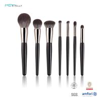 Buy cheap 7PCS Makeup Brush With Synthetic Hair ,Rose Gold Ferrule Cosmetic Brush ,Wooden product