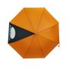 Buy cheap Pongee Fabric Metal Frame Ladies Rain Umbrella Automatic Orange Color from wholesalers