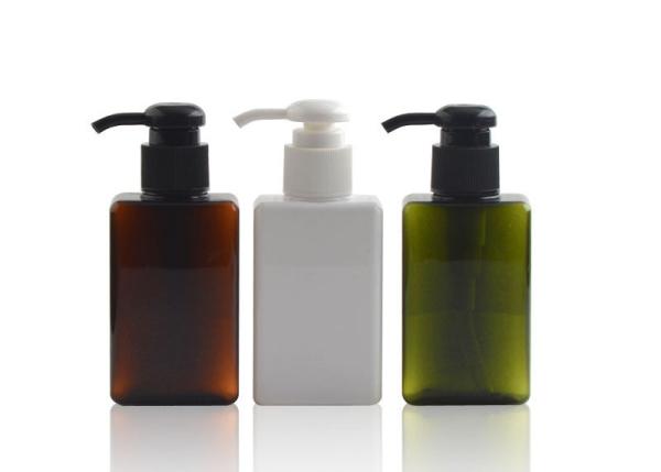 Buy cheap Ribbed Surface Cosmetic PETG Bottle Amber / White / Green Color Custom Tube Length from wholesalers