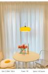 Bauhaus Pendant Light Retro Dining Room Hanging Light Cream Custard Tart Light