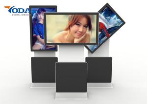 Wholesale Floor Standing Rotate Monitor Screen Silver Frame For Advertising Display from china suppliers