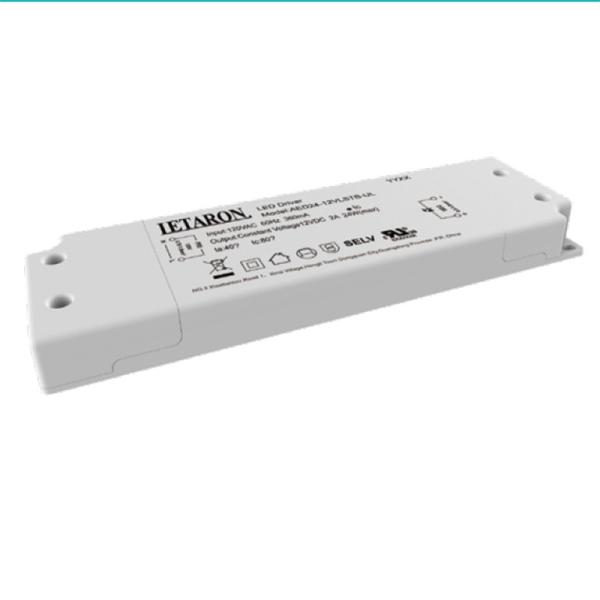 Buy cheap 12 / 24VDC 1000 / 2000mA Super Slim LED Driver LETARON 24W 120VAC 60Hz from wholesalers
