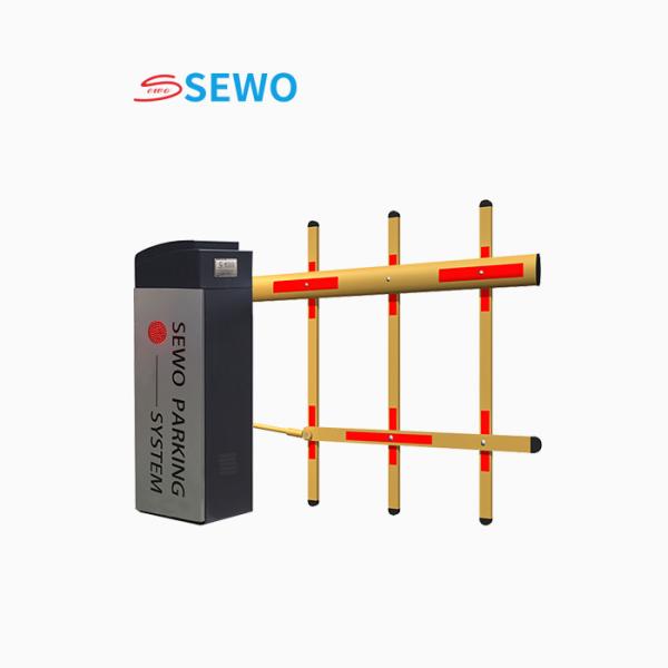 Buy cheap 3m Arm Length Yellow Straight Barrier Gate , RFID Electronic Boom Barrier from wholesalers