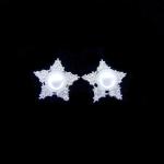 Adorable Cat Shape Children Silver Jewellery With Freshwater Pearl