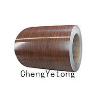 Buy cheap Wood Grain PPGI Steel Plate , PE Coating GI Sheet Coil In Interior Decoration product