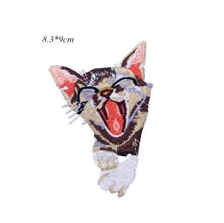 Buy cheap Embroidery patch cat patch iron on embroidery patch for children garments from wholesalers
