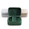 Buy cheap Custom Logo Wedding Velvet Travel Ring Box for Han Hong Couple Necklace Jewelry Storage from wholesalers