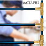 1/2 Inch Lead Free Brass Hose Barb , T PEX Tee Brass Barbed Fittings
