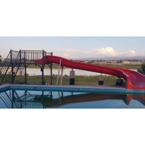 Buy cheap Weather Resistance Fiberglass Backyard Water Slide For Kids With Stairs from wholesalers