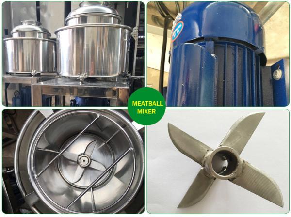 Buy cheap Multi Function Meat Beater Machine Stainless Steel Double Barrel Beef Balls Fish Balls from wholesalers