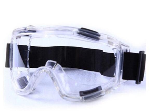 Quality Anti-fog goggles transparent protective glasses eye shield virus protection dust-proof sand-proof anti-splash 4-hole for sale