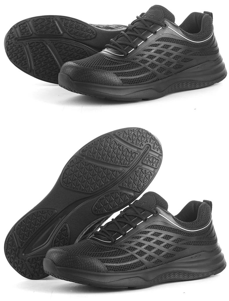 Men city light running shoes low-cut lace-up KPU shoes sports running hiking boots hiking cushion men's shoes
