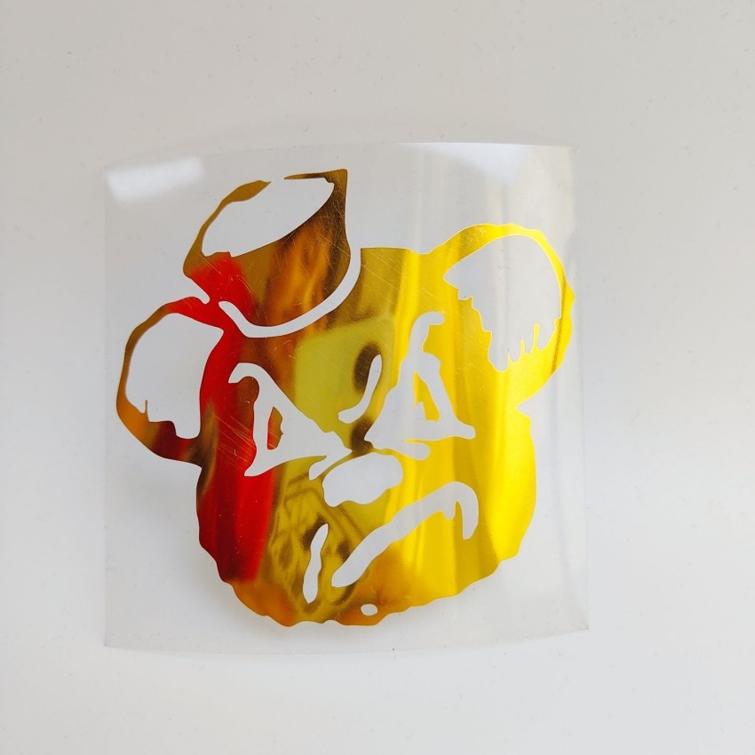 Cold Peel Metallic Heat Transfer Off Shine And Brilliance Gold Foil Logo For Clothing